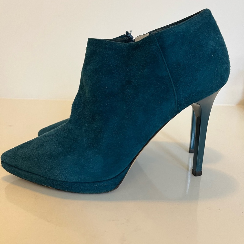 Teal Jimmy Choo Suede Pump size 36